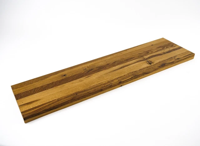 Scala scaffale davanzale rovere rustico DL 40 mm oliato naturale