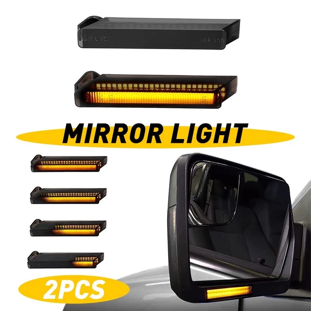 LED DYNAMIC SIDE Mirror Blinker Indicator Lights For For Ford F150