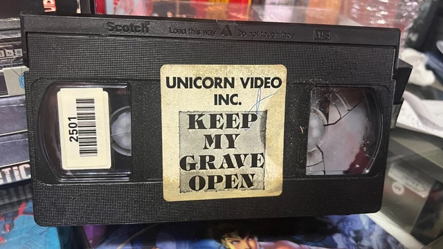 KEEP MY GRAVE Open (Vhs) Unicorn Video Original Rental! No Box! £21.61 ...