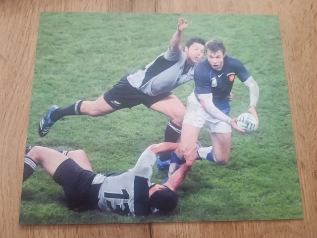 Panini Rugby Top 14 2024 2025 Carte Photo Abdelatif Benazzi - Star Du Rugby Français - Format 16 X 19,5 Cm - Collection Carte Photo Rugby Abdelatif Benazzi équipe France 16x19.5cm