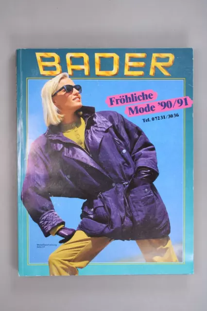 BADER Versandhauskatalog Mode Katalog Herbst/Winter 1990/1991