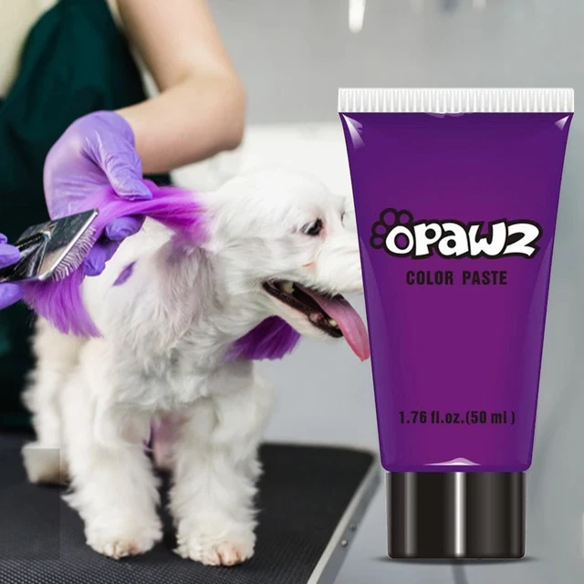 50ml Pet Dye Cream Semi Permanent Decorative Dog Hair Bright Coloring Dyestuff