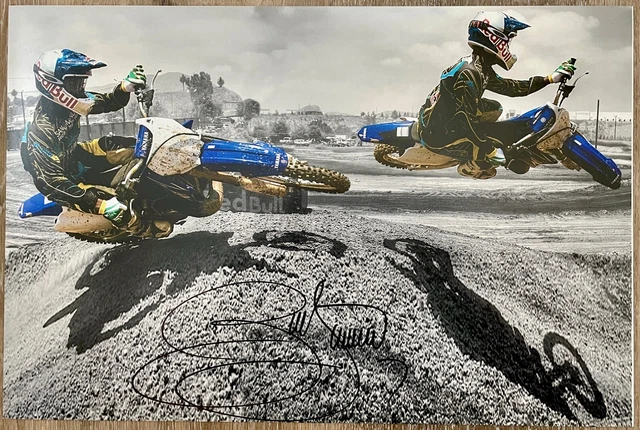 James Bubba Stewart Supercross Motocross Autographed Signed Photo 12"x 18" James Bubba Stewart Supercross Motocross Autographed Signed Photo 12"x 18"