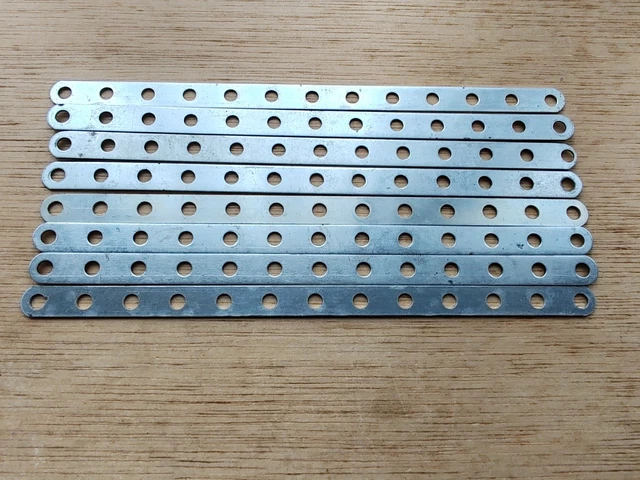 6 ROUES BARILLET 8 TROUS 35mm réf 24 . PIECE MECCANO 50's POUR BOITE 0