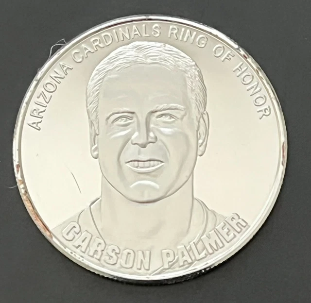 Carson Palmer Arizona Cardinals Ring of Honor Sept 2019 Medal Token
