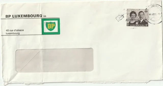1966 Luxembourg oversize cover sent from BP Luxembourg
