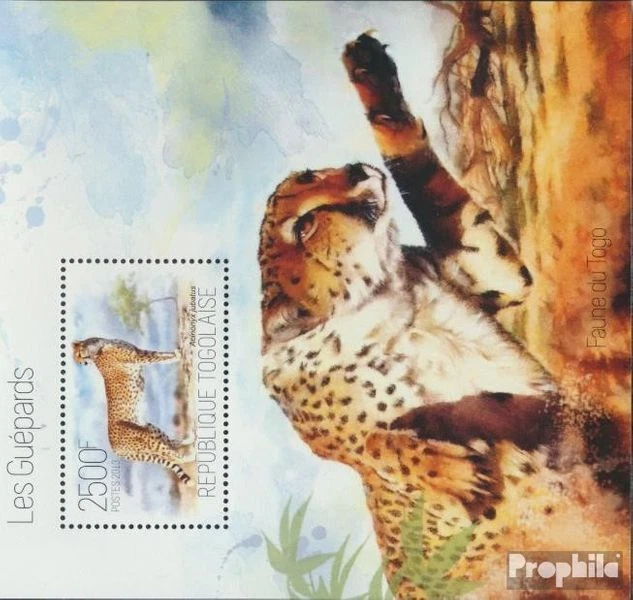 Briefmarken Togo  Mi Block 878 postfrisch Katzen