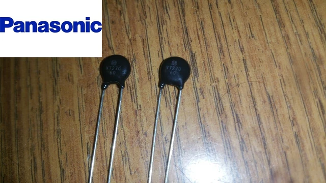 2x Panasonic Varistor MOV 27V ERZV07D270 ZNR V Serie Neu
