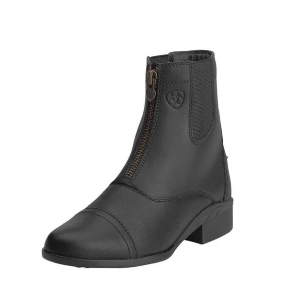 Ariat Womens Scout Zip Paddock Ankle Moto Leather Zip Front Boots shoes sz 10B