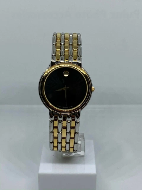 Orologio Movado Museum Uomo Swiss Made Acciaio E Oro 81-19-865 Nuovo! -20% Off