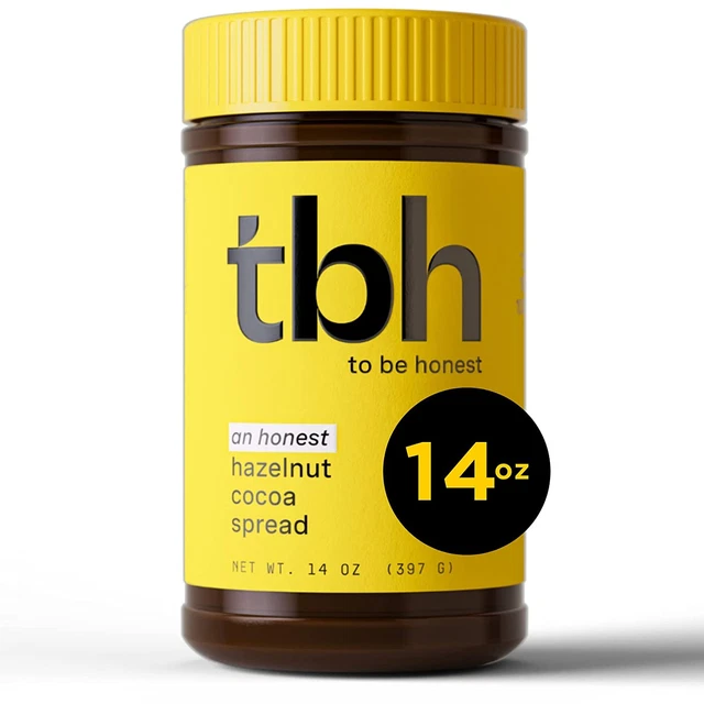 TBH Chocolate Hazelnut Spread | Vegan, Low Sugar, Palm Oil Free, High Protein