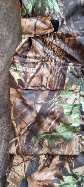 SHIMANO STAMMESLATZHOSE GRÖSSE LARGE, KARPFENANGELAUSRÜSTUNG.  KLEIDUNG, echter Baum 3
