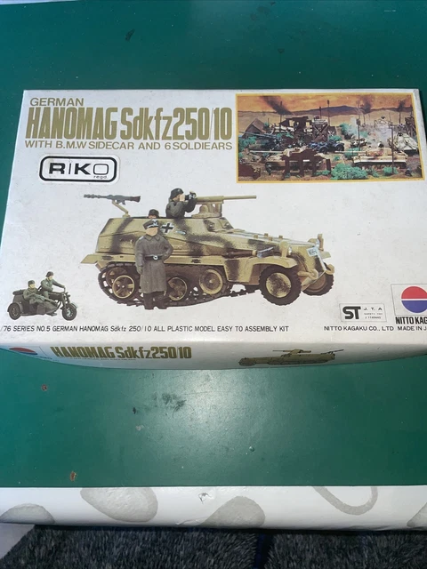 NITTO KAGAKU KIT Nr. 450 deutsche HANOMAG SDKFZ 250/10 mit BMW Beiwagen ...