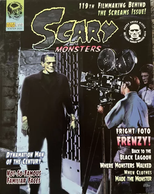 Scary Monsters Magazine # 119 Winter 2020 Filmmaking Behind The Screams Issue