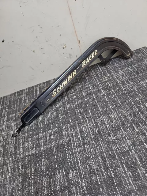 Vintage 1950s-60's Schwinn 26" Lightweight Racer bicycle chain guard Black S6 S5