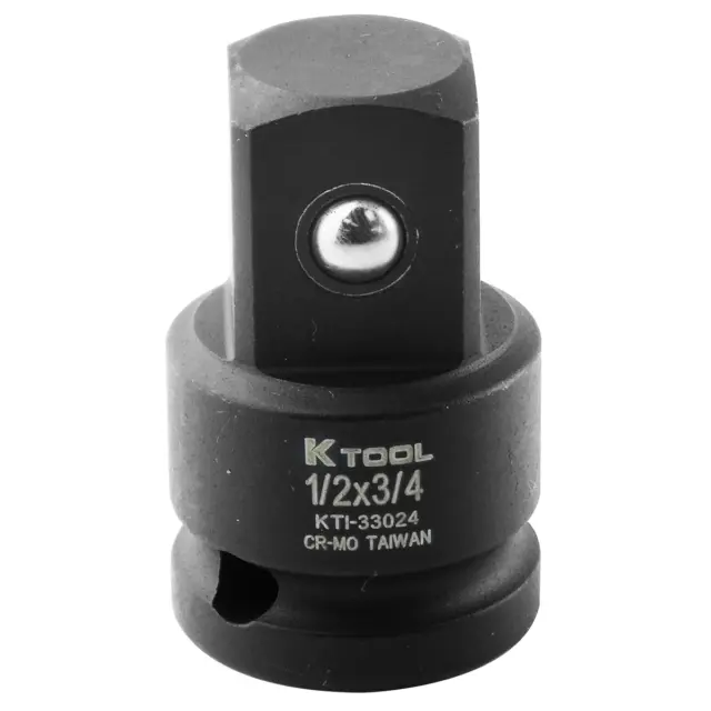 K-Tool 33024 1/2" Female x 3/4" Male Impact Socket Reducer & Adapter (EA)