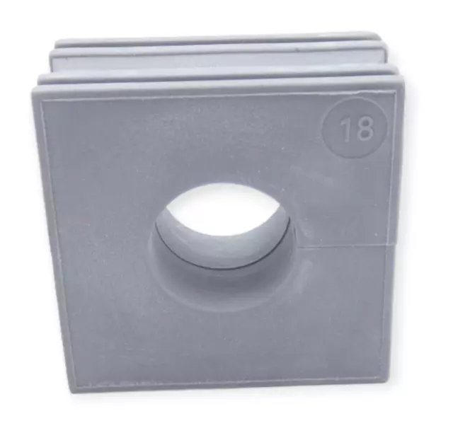 2 Stück Icotek 41218 KT 18 Kabeltülle, grau