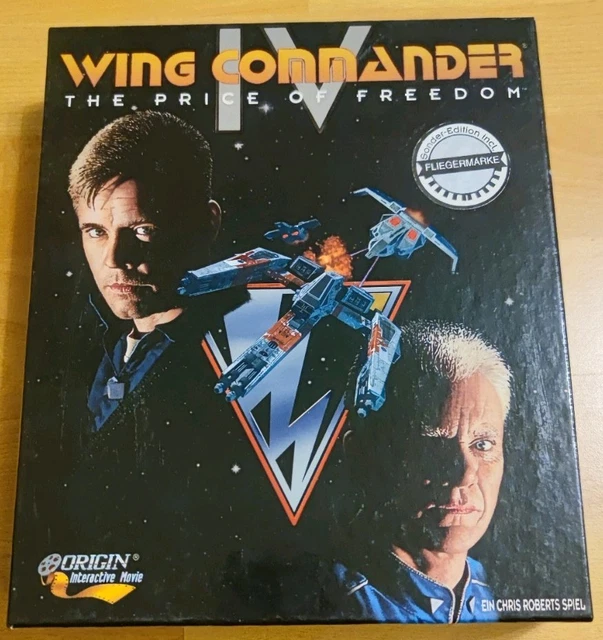 Jeu PC Wing Commander IV The Price Of Freedom - Big Box FR - Avec Notice - Très Bon état