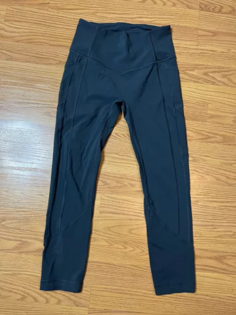 Lululemon Leggings Womens 6 Grey All The Right Places Yoga Gym Athleisure