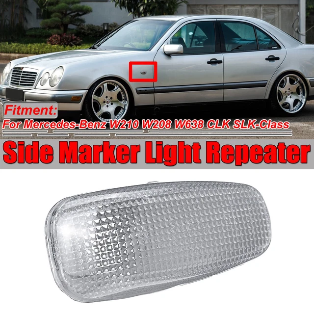 For Mercedes-Benz W210 W208 W638 CLK SLK-Class Side Marker Light Repeater Lamp