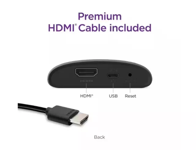 Roku Express HD Streaming Media Player with HDMI Cables & Remote (3932HP) [LN]™ 3