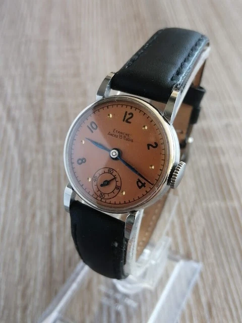 MONTRE FEMME ANCIENNE Mécanique Realwatch - Ancre 15 Rubis EUR 40,00 - FR