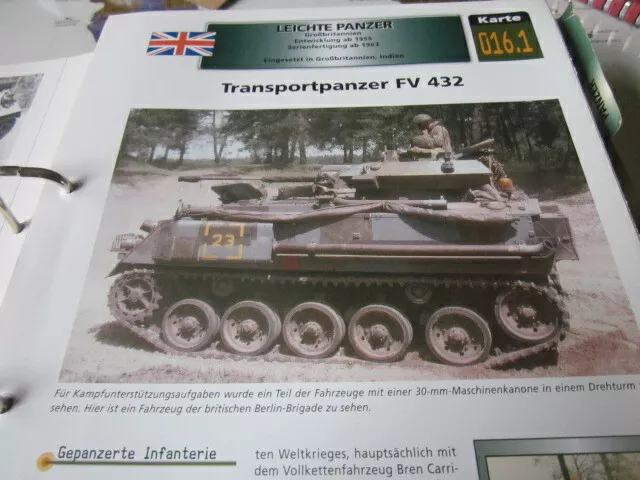 Militärfahrzeuge Archiv Leichte Panzer 16.1 FV 432 Transportpanzer USA 4S