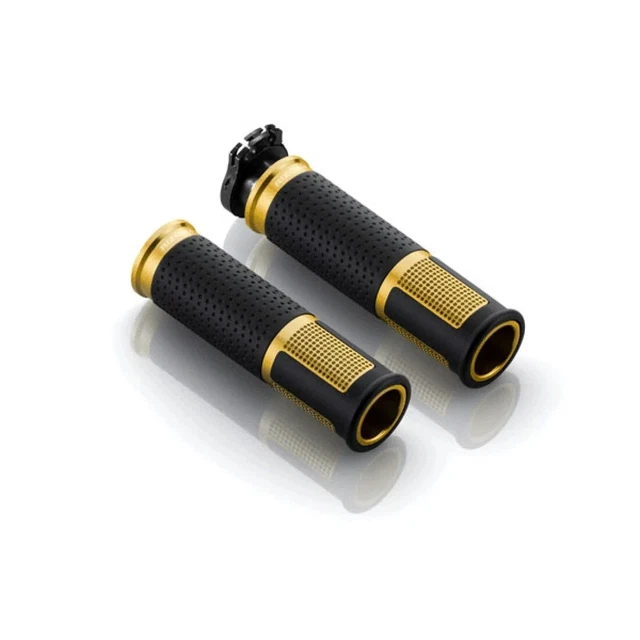 Rizoma LUX Billet Aluminum Handlebar Grips | 22mm (7/8") Universal GR213G
