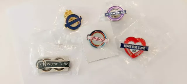 Rare TFL Badges and Night Tube Fridge Magnet