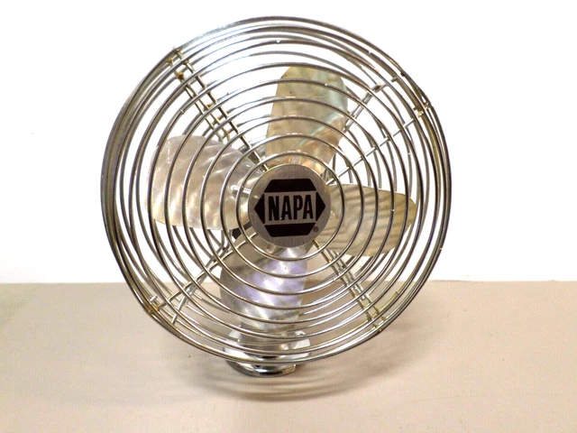 NAPA 745-1098 Heavy Duty 6-Inch Chrome Interior Fan  24VDC Two Speed