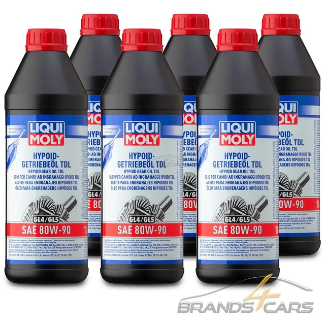 6x1 LITRO OLIO CAMBIO LIQUI MOLY IPOIDE (GL4/5) TDL SAE 80W-90 CAMBIO CAMBIO CAMBIO