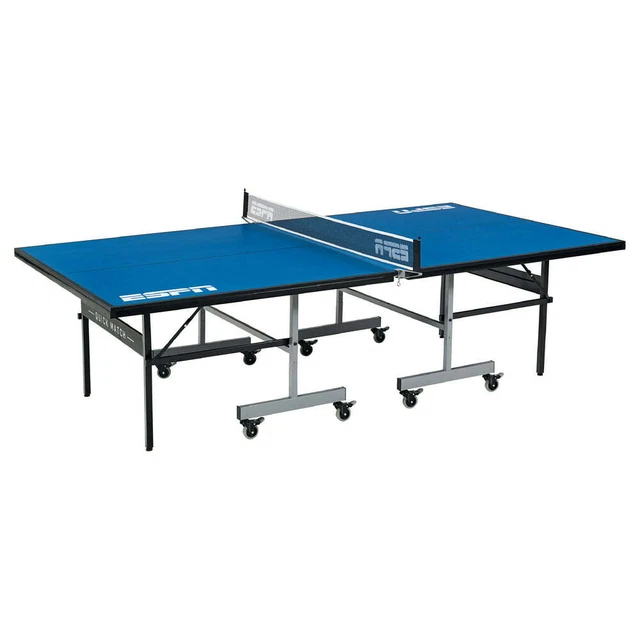 Official Size 2 Piece 15Mm Indoor Quick Match Table Tennis Table, Blue