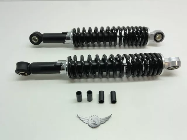 300mm 30cm Stoßdämpfer Federbein Set schwarz für Mofa Moped Mokick