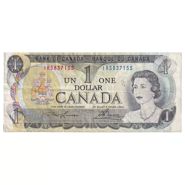 [#334399] Geldschein, Kanada, 1 Dollar, 1973, KM:85c, S