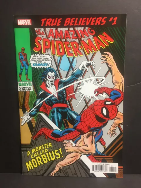 True Believers Spider-man - Morbius #1 Reprints #101 2019 NM+ High Grade Marvel