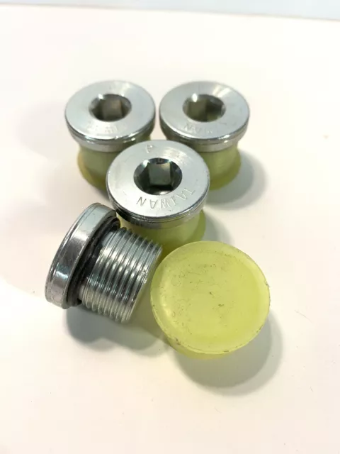 4-Parker M22x1.5 Hollow Hex 10mm Head Port Pipe O-Ring Seal Plug VSTI22x1.5EDFC