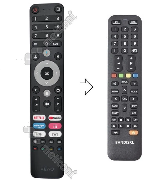 Télécommande Neuve Pour Téléviseurs Saba SA32S45N SA32S47N SA32S48N1