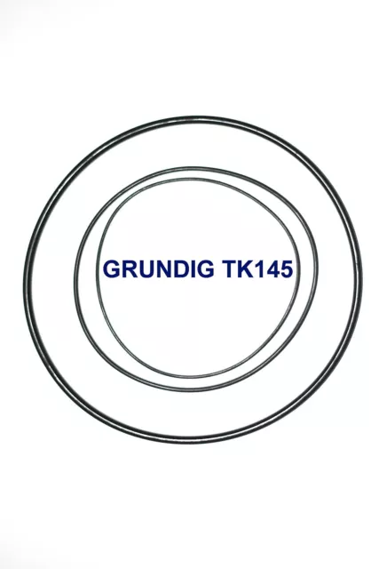 Courroies Set Grundig Tk145 Magnetophone A Bande Extra Fort Neuf Fabrique Tk 145
