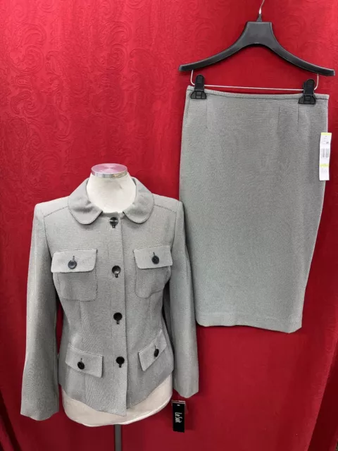 Lesuit Skirt Suit/New With Tag/Size 4/Retail$240/Lined/