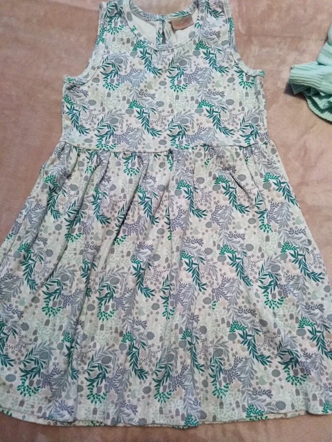 (405) Girls Bundle Aged 7 Years Next Dress And Young Dimension Cardigan Used 3