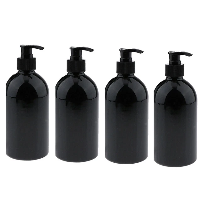 Bomba vacía botellas baño cocina recipiente recargable PET 4 piezas