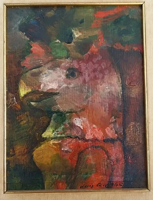 Luis Alberto SOLARI. Oleo/cartón.  1971.  33 X 25 Cms.