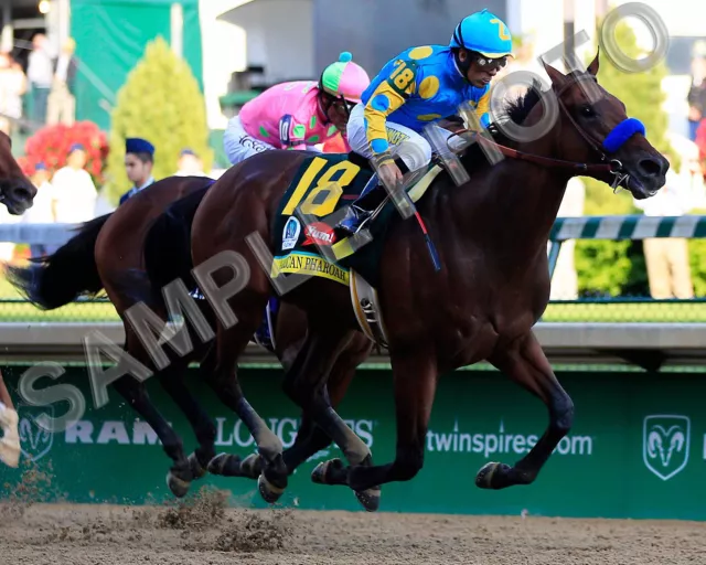 American Pharoah 2015 Kentucky Derby Victor Espinoza 8X10 Photo