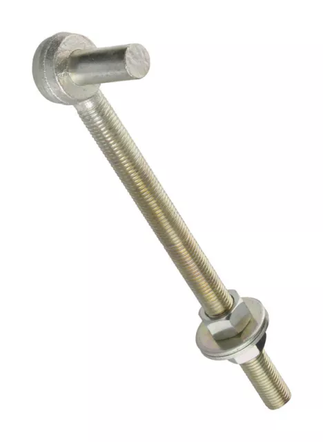 National Hardware N130-708 Zinc Plated Steel Gate Bolt Hook 7/8 W x 12 L in.