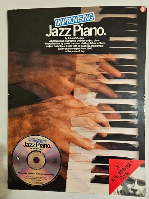 Improvising Jazz Piano - Improvisation Music Tutor / Book + Cd - Gc - Freepost