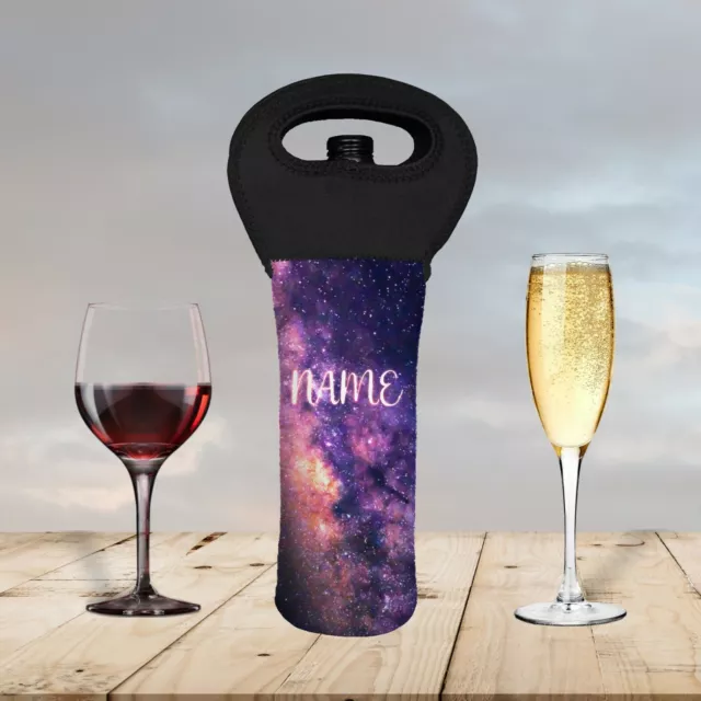 Milky Way Wine Bottle Carry Bag Cooler Tote Stars Personalised