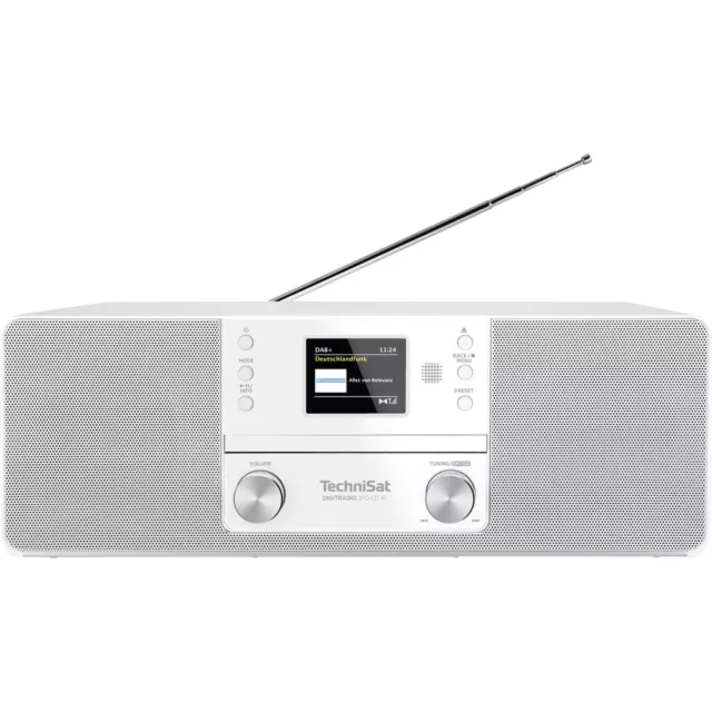 TechniSat DIGITRADIO 370 CD IR Tischradio DAB+, DAB, UKW, Internet WLAN, Blue...