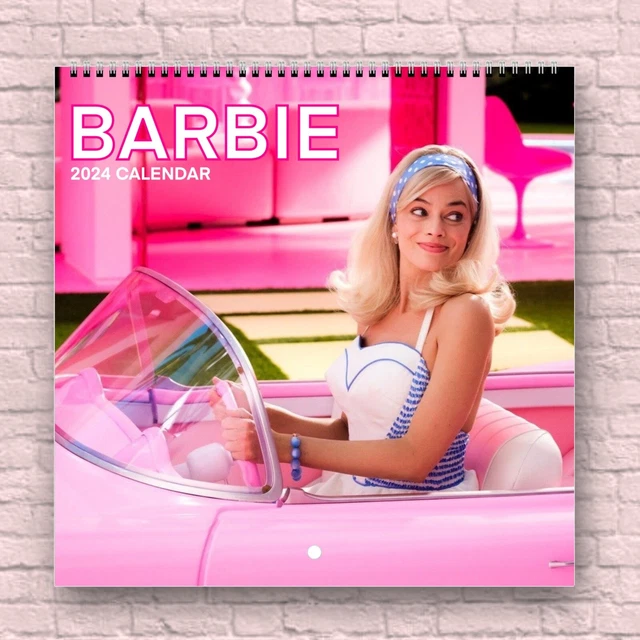 2024 BARBIE WALL Calendar Barbie Movie Calendar The Barbie Movie