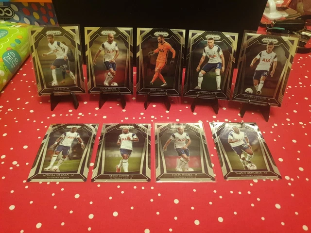 Panini Prizm Premier League 2020/21 Tottenham Hotspur Base Bundle 9 Cards Mint