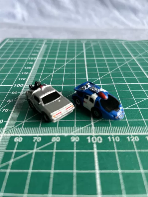 Back To The Future, DeLorean And Taxi Funrise Not Micro Machines, Good Condition
